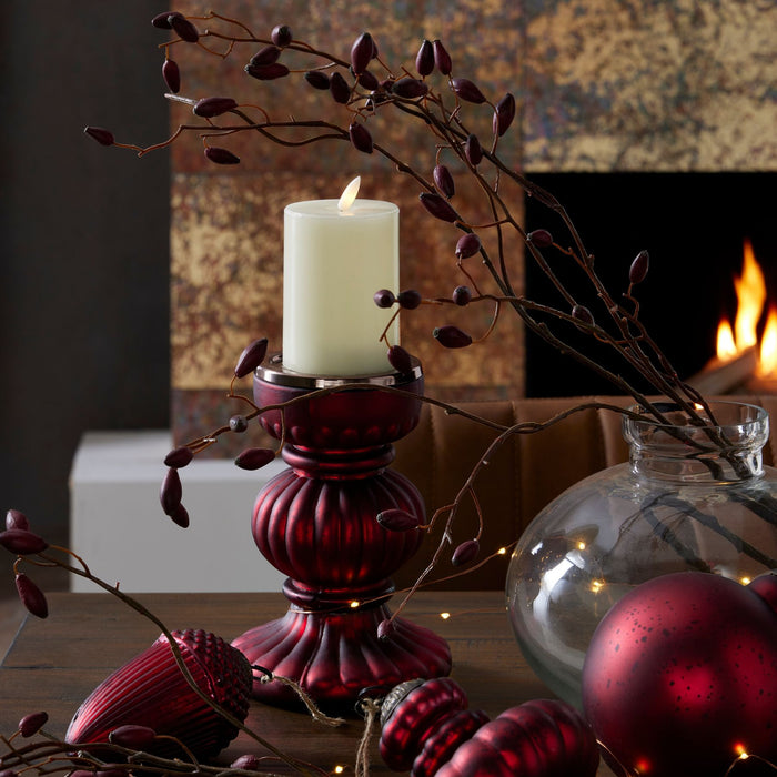 Ruby Red Bonbon Candle Holder