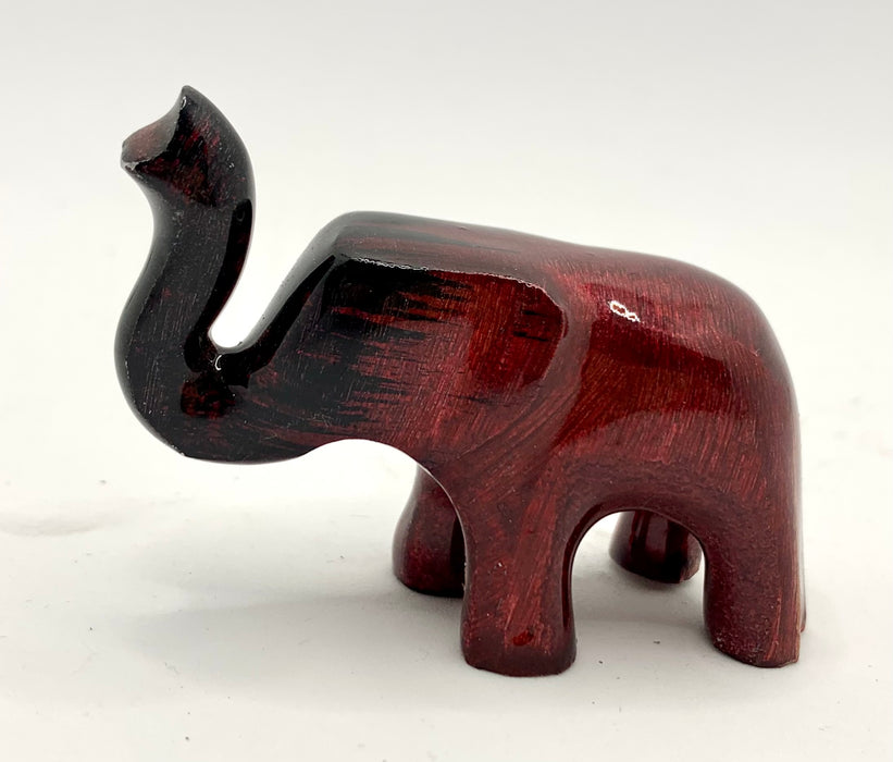 Brushed Red Elephant Trunk Up - AluminArk Collection - 4 Sizes