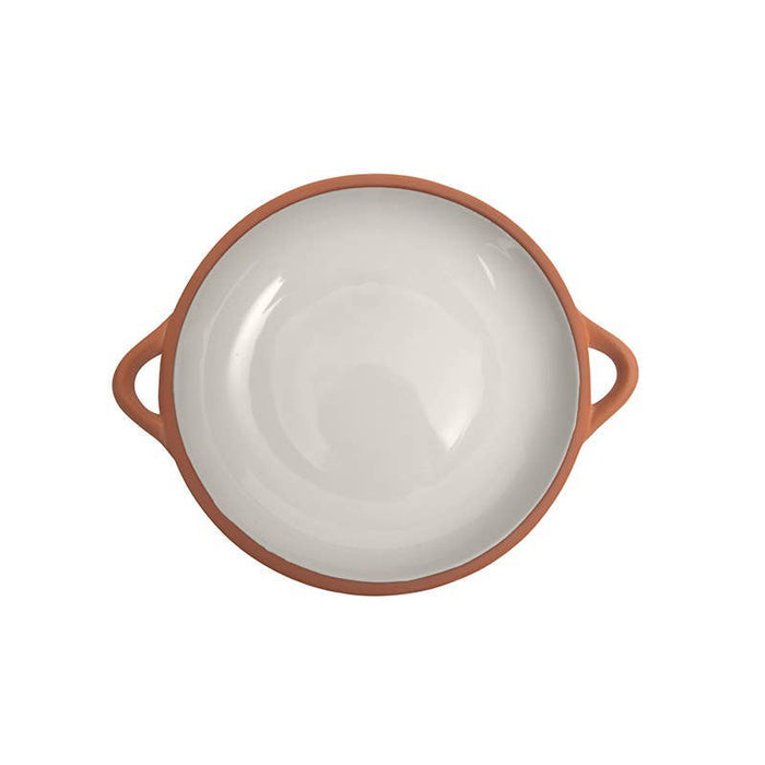 Sintra Terracotta Serving Dish – Large Stoneware Tapas & Sharing Platter. White