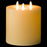 Luxe Collection Natural Glow 6 x 6 LED Ivory Candle