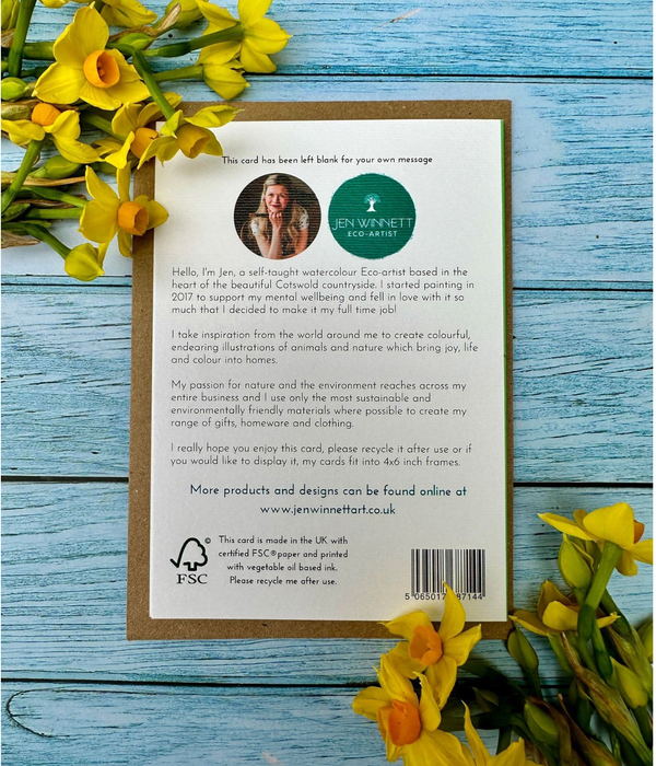 Alpaca Birthday |  Eco Friendly Card Cute Colourful Farm