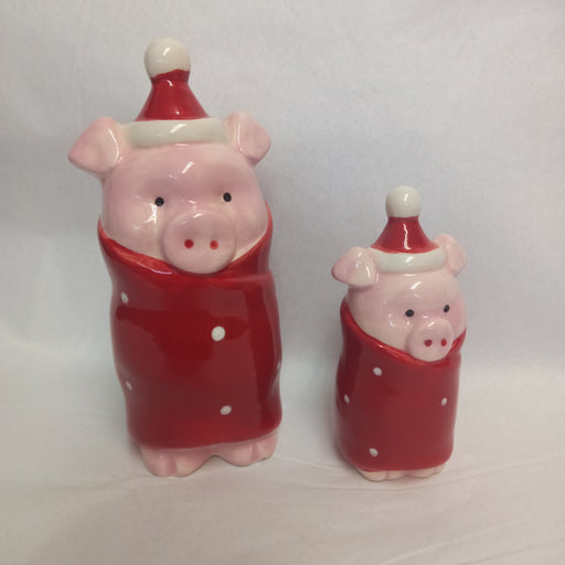 Standing  Pig In Blanket Figure