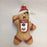 Gingerbread Man Glass Christmas Bauble