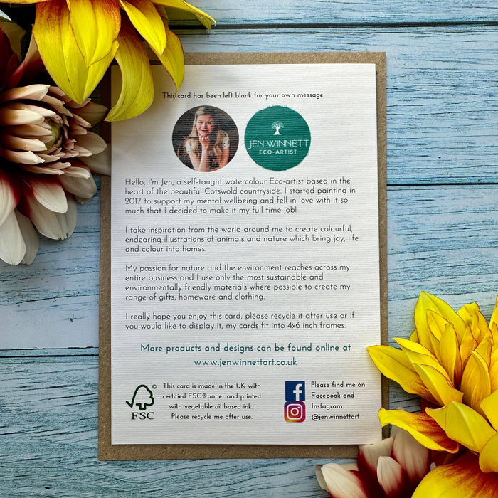 Meerkats Cake Birthday |  Eco Friendly Card  Cute Colourful