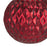 The Noel Collection Ruby Red Honeycomb Bauble