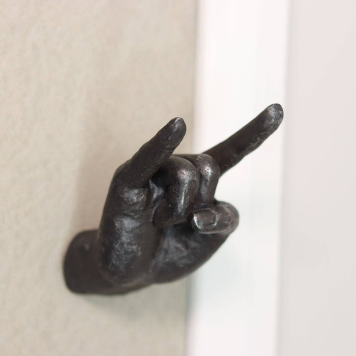 “You Rock” Hand Coat Hook – Quirky Decorative Wall Hook