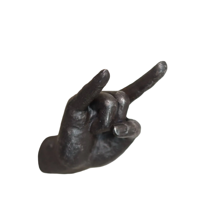 “You Rock” Hand Coat Hook – Quirky Decorative Wall Hook