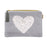 Artebene Cosmetic Bag for Make Up, Pencil Case, Very versatile – Sequined Heart