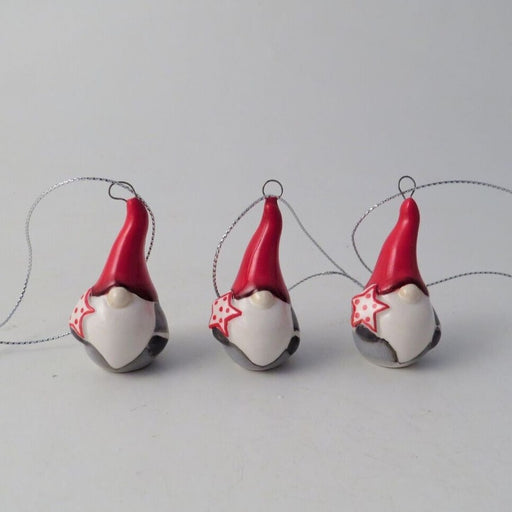 Star Gonks! Ceramic Hanging Christmas Tree Decorations - Set of 3