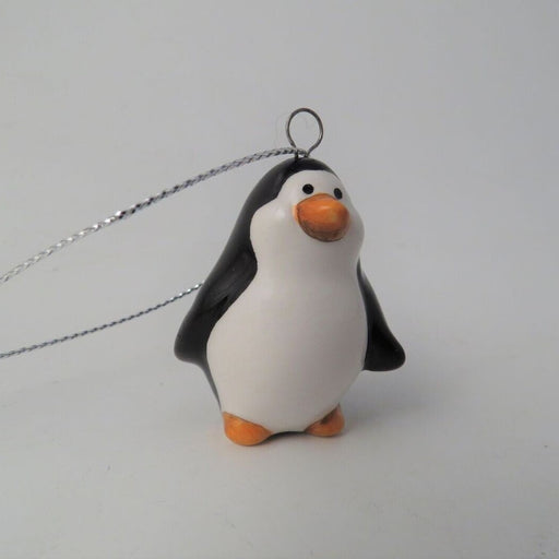 Penguins! Ceramic Hanging Christmas Tree Decorations - Set of 3