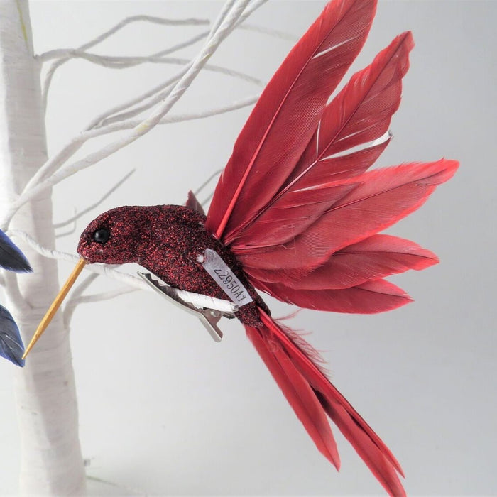 Clip On Humming Birds - Bird Christmas Tree Decorations - Set of 3