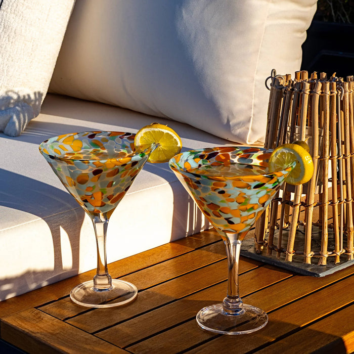 Large Martini Glass Citrus Print - GingerInteriors.co.uk