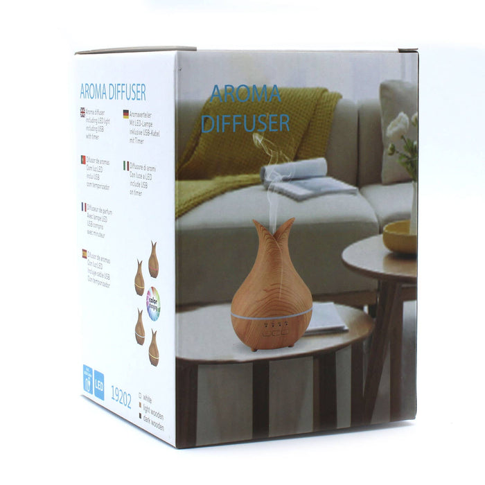 Palermo Atomiser Aroma Diffuser – LED Essential Oil Diffuser -  Colour Change - Timer