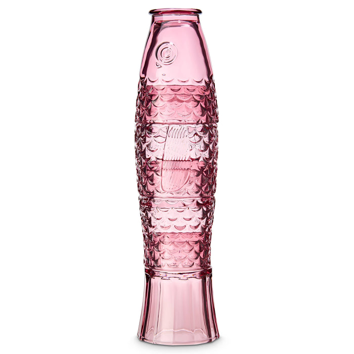 Fish Stacking Drinking Glass - Set of 4 Pink