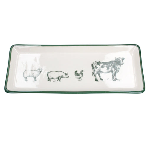 Ceramic Farmyard Serving Plate