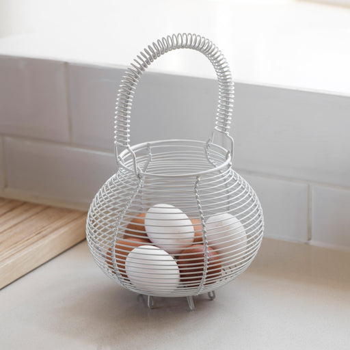 Chalk Wire Egg Storage Basket