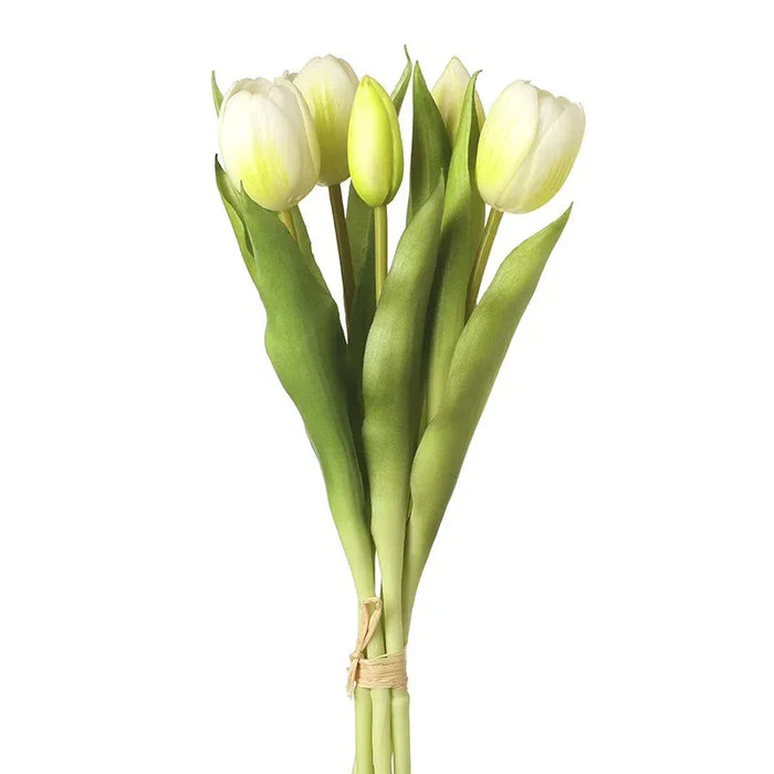 White Tulip Bunch - Artificial. - GingerInteriors.co.uk