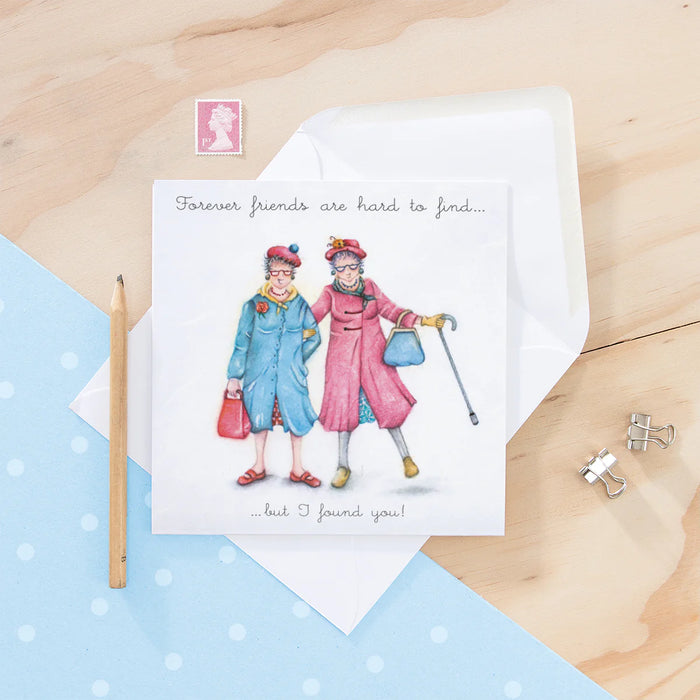 Forever Friends Are Hard To Find... Card - Berni Parker