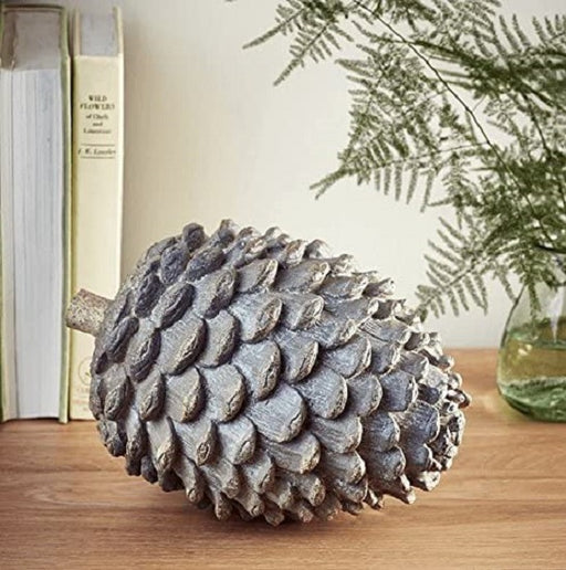 Grey Weathered Pine Cone Decoration