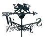 Welsh Dragon Weathervane - UK Made Solid Steel - GingerInteriors.co.uk