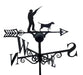 Shooting Weathervane - UK Made Solid Steel - GingerInteriors.co.uk