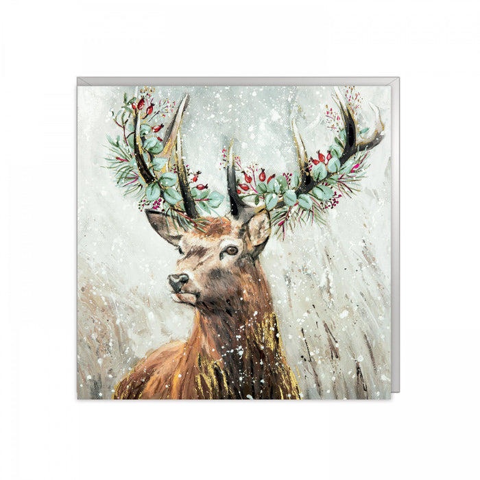 Stag Christmas Cards -Adorn and Admire - Pack of 6