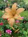 Lily metal garden flower 125cm - GingerInteriors.co.uk
