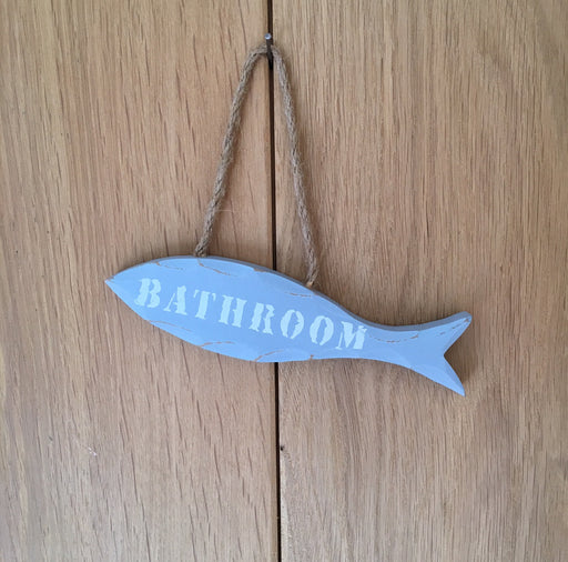 Bathroom Fish Sign