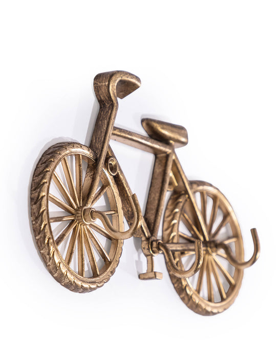 Gold Bicycle Coat Hook (to be bought in qtys of 2)