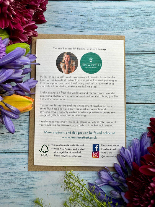 Birthday Old Goat |  Eco Friendly Card Cute Colourful Farm