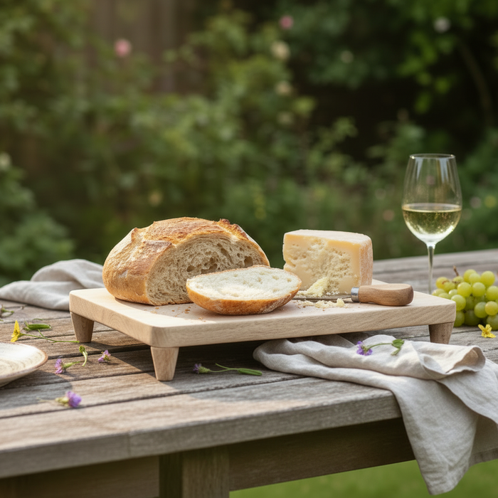 Beynac Wooden Table Riser – Mango Wood Serving & Display Stand