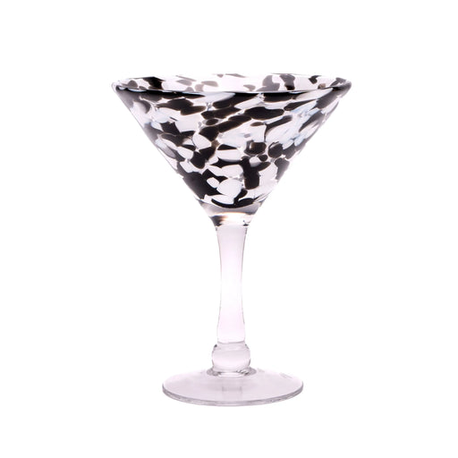 Large Martini Glass: Dalmatian Print - GingerInteriors.co.uk
