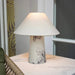 Oak Black | Fabric Lamp | With Cone Shade | 31cm - GingerInteriors.co.uk