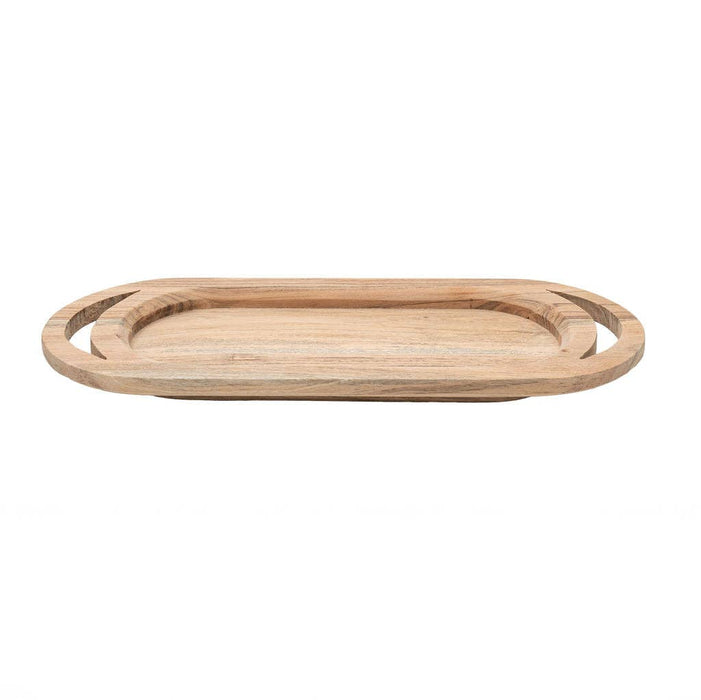Reims Acacia Wood Serving Tray – Narrow Wooden Display & Serving Tray