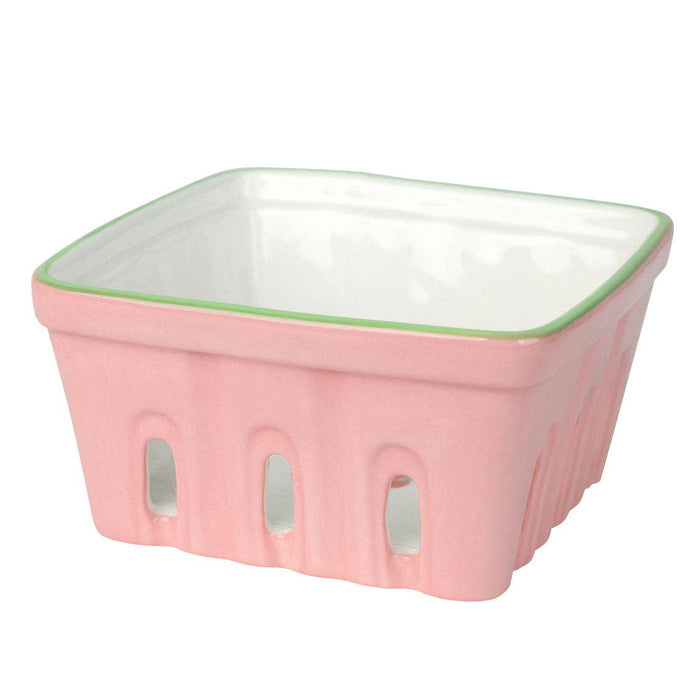 Strawberry Ceramic Punnet – 15cm Stoneware Fruit Bowl for Kitchen Decor