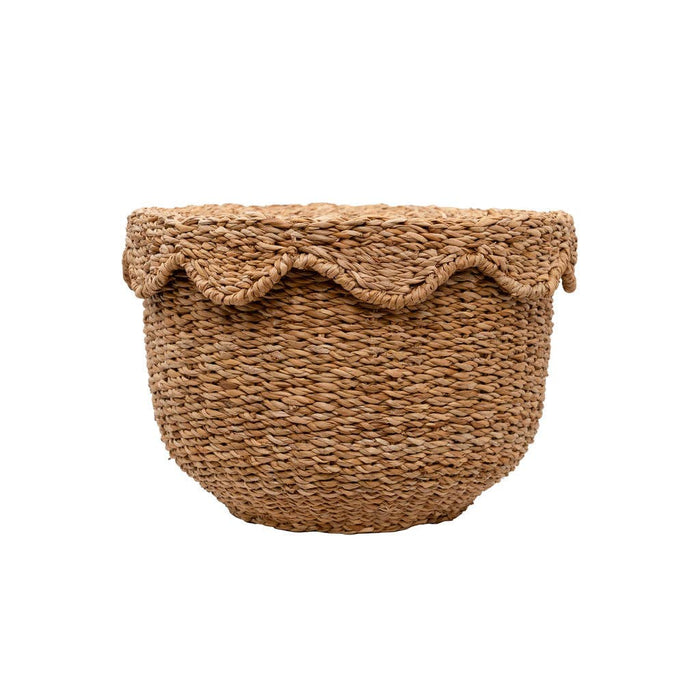 Bangali Seagrass Storage Baskets with Lid – Set of 3 Woven Baskets