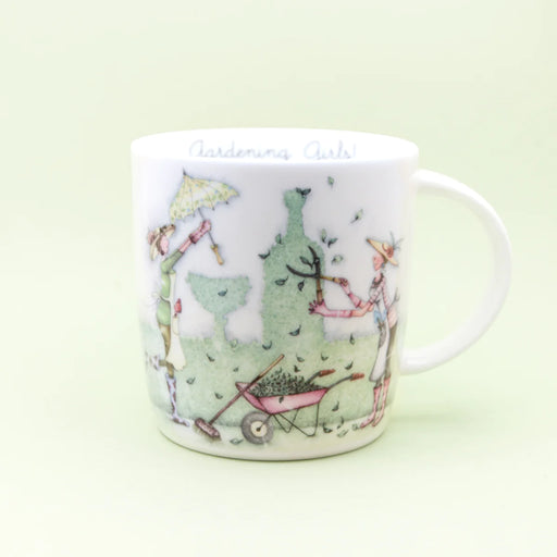 Gardener Mug - Gardening girls! - Berni Parker Bone China Mug, Designed and Made in the UK