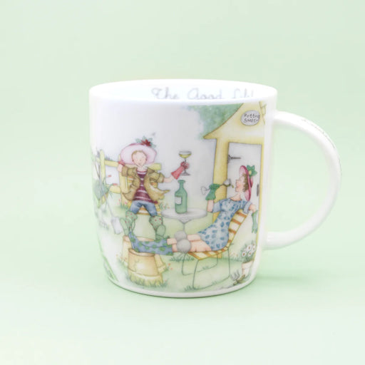 Gardener Mug - the good life! - Berni Parker Bone China Mug, Designed and Made in the UK