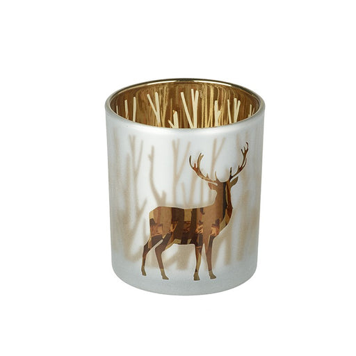 Copper Stag Votive Tealight Holder