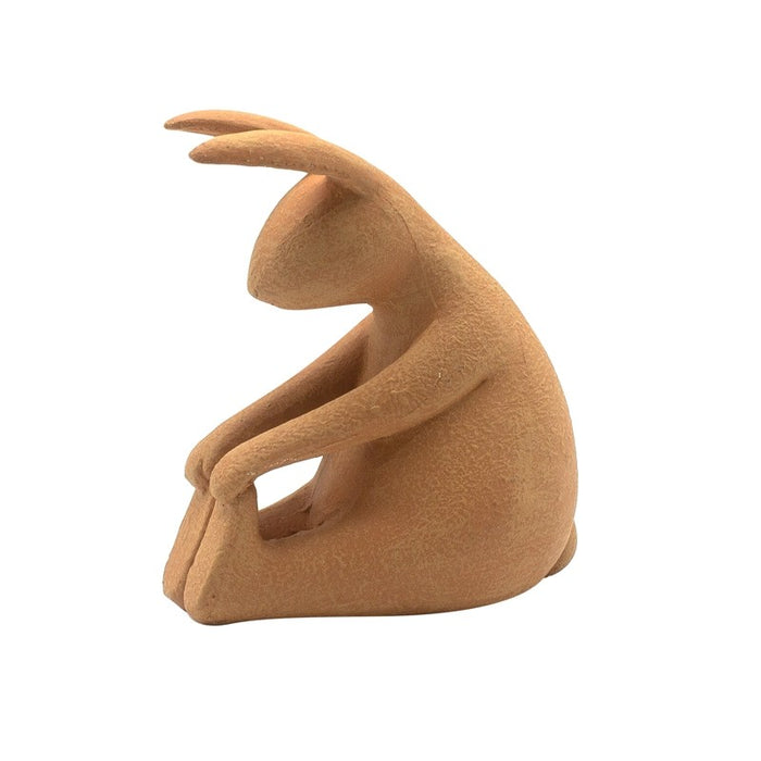 Yoga Bunny Rabbit Touch Your Toes - White or Terracotta