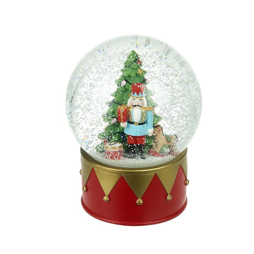 Christmas Tree & Nutcracker Soldier Snowglobe