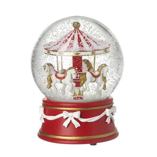 Musical Merry Go Round Snowglobe