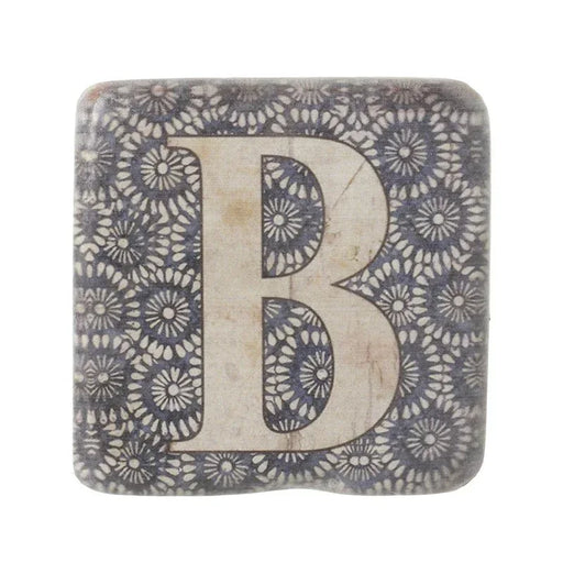 Alphabet Coasters - Vintage Tile - GingerInteriors.co.uk