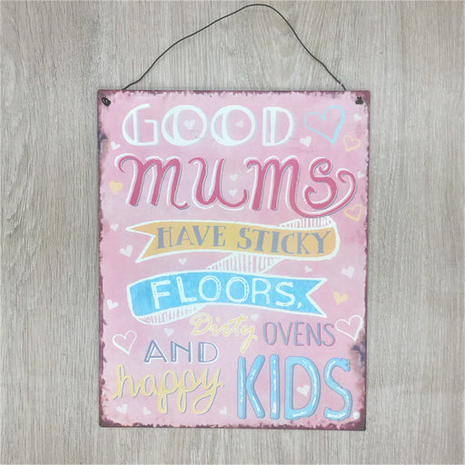 Good Mums Retro Plaque