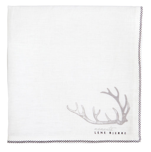 Lene Bjerre White Linen Serafina Napkins