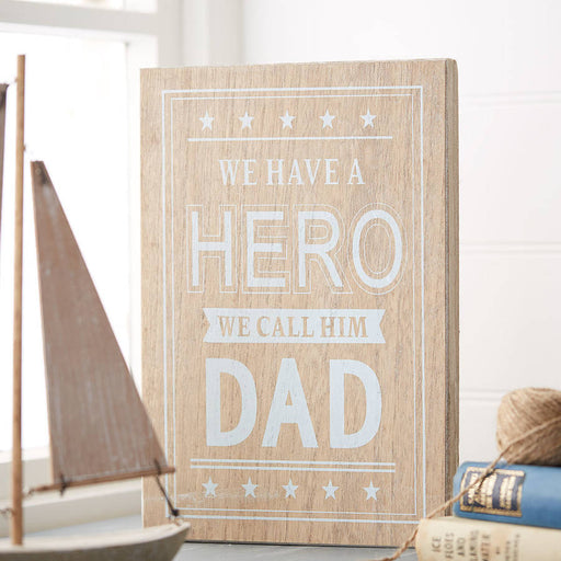 Hero Dad Wall Plaque