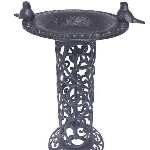 Bird Bath - Decorative Base Pedestal Bird Feeder - GingerInteriors.co.uk