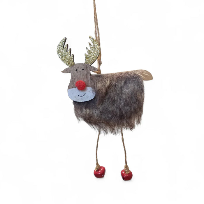 Rudolph Wooden Tree Decorations - GingerInteriors.co.uk