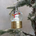 Hanging First Christmas Snowman Mini Snow globe - Tree Decoration - GingerInteriors.co.uk