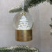 Hanging First Christmas Tree Mini Snow globe - Tree Decoration - GingerInteriors.co.uk